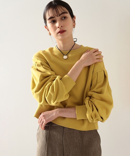 Ray BEAMS（レイビームス）の「Ray BEAMS / ボリューム スリーブ クルーネック スウェット（Tシャツ/カットソー・レディース・ホワイト/サックスブルー/イエロー系その他5・ONE SIZE）」の7枚目の写真