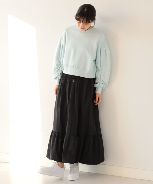 Ray BEAMS（レイビームス）の「Ray BEAMS / ボリューム スリーブ クルーネック スウェット（Tシャツ/カットソー・レディース・ホワイト/サックスブルー/イエロー系その他5・ONE SIZE）」の18枚目の写真