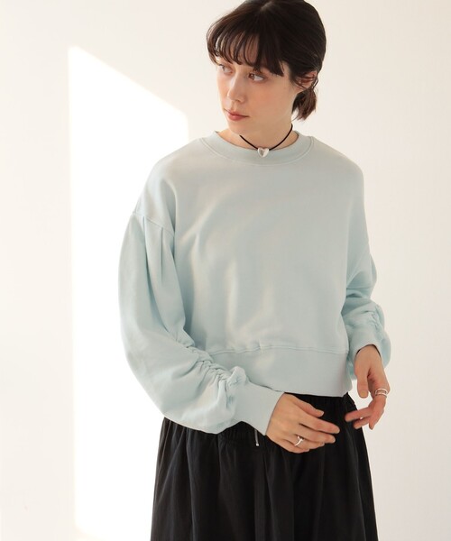 Ray BEAMS（レイビームス）の「Ray BEAMS / ボリューム スリーブ クルーネック スウェット（Tシャツ/カットソー・レディース・ホワイト/サックスブルー/イエロー系その他5・ONE SIZE）」の19枚目の写真