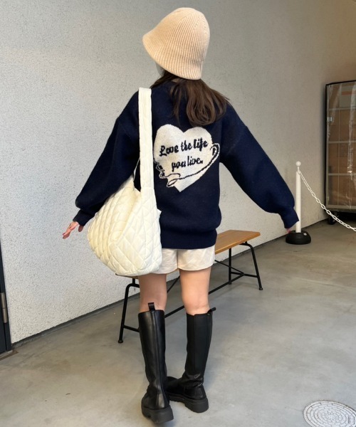 nemne store（ネンネストア）の「【nemne】ニットバケットハット（ハット・レディース・オフホワイト/ブラック/ベージュ・フリー）」の10枚目の写真