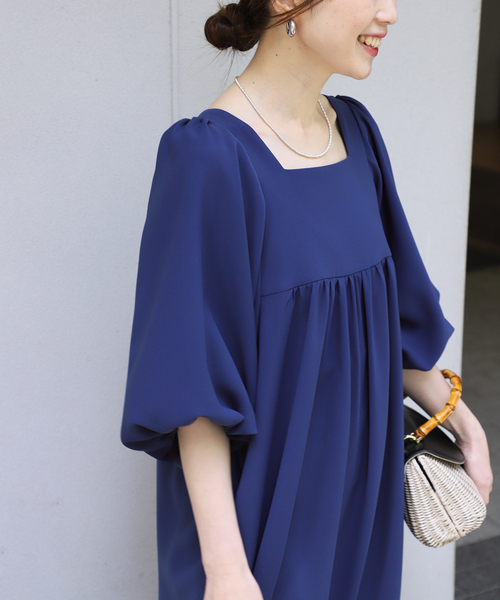 タイムセール❤︎完売品❤︎❤︎新品★IENAVネックワンピース★ IENA｜《追加》B. サッカーVネックワンピース | Rakuten Fashion