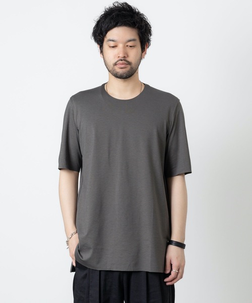 ATTACHMENT(アタッチメント)の「VIS/NY ストレッチポンチ ジャージ カットオフ S/S TEE / VIS/NY STRETCH PONTE JERSEY CUT OFF S/S TEE(Tシャツ/カットソー・メンズ・カーキ系/ホワイト/ブラック・1/2/3/5)」の16枚目の写真