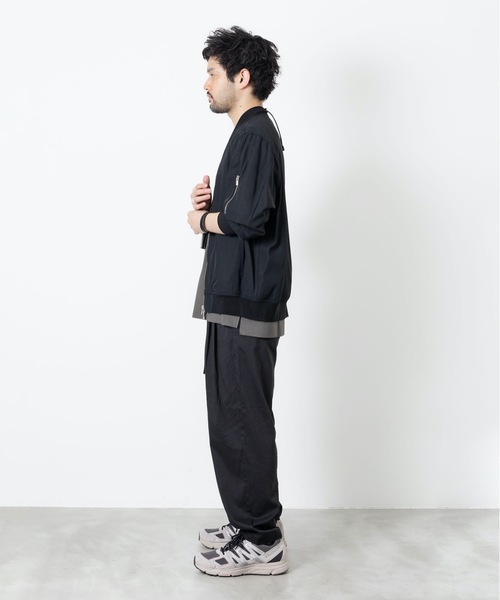 ATTACHMENT(アタッチメント)の「VIS/NY ストレッチポンチ ジャージ カットオフ S/S TEE / VIS/NY STRETCH PONTE JERSEY CUT OFF S/S TEE(Tシャツ/カットソー・メンズ・カーキ系/ホワイト/ブラック・1/2/3/5)」の5枚目の写真