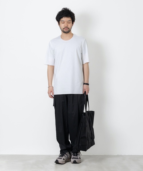 ATTACHMENT(アタッチメント)の「VIS/NY ストレッチポンチ ジャージ カットオフ S/S TEE / VIS/NY STRETCH PONTE JERSEY CUT OFF S/S TEE(Tシャツ/カットソー・メンズ・カーキ系/ホワイト/ブラック・1/2/3/5)」の22枚目の写真