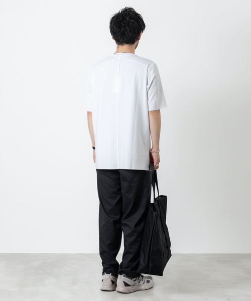 attachmentアタッチメント22aw ストレッチポンチジャージー 1タックイージーパンツ1新品同様 ATTACHMENT（アタッチメント）の「VIS⁄NY ストレッチポンチ ジャージ