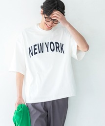 coca（coca） | メンズワッペン刺繍カレッジTシャツ(Tシャツ/カットソー)