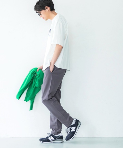 coca（coca）（コカ）の「メンズワッペン刺繍カレッジTシャツ（Tシャツ/カットソー・メンズ・ホワイト/ブラック・M/L/XL）」の7枚目の写真