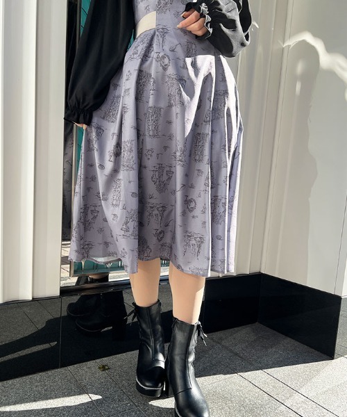 限定】axes femme Chalmiere不思議の国のジャンスカ（サックス