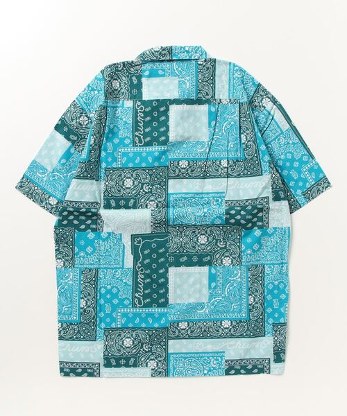 CHUMS（チャムス）の「CHUMS/チャムス Chumloha Shirt シャツ/半袖シャツ アウトドア/キャンプ/ビーチ CH02-1105（シャツ/ブラウス・メンズ・イエロー/グリーン/マルチ/ブラック・M/L/XL）」の5枚目の写真