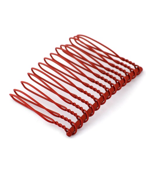 ANEMONE（アネモネ）の「カラーワイヤーコーム[S]（その他ヘアアクセサリー・レディース・カーキ/ブルー/グレー/ブラウン/グリーン/レッド/ベージュ・FREE）」の9枚目の写真