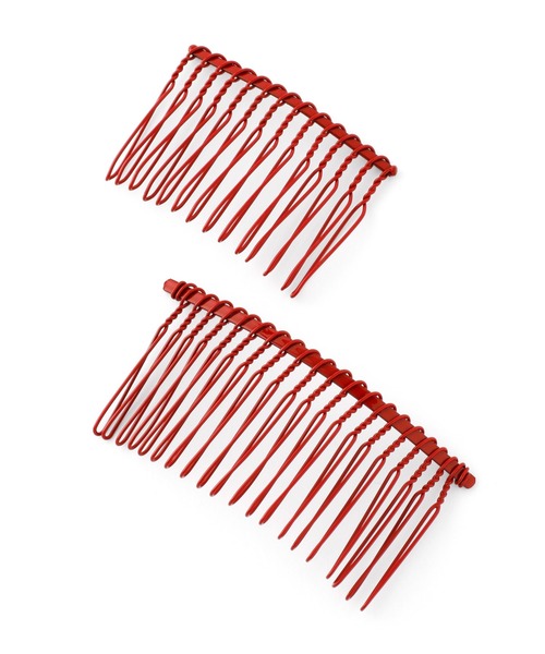 ANEMONE（アネモネ）の「カラーワイヤーコーム[S]（その他ヘアアクセサリー・レディース・カーキ/ブルー/グレー/ブラウン/グリーン/レッド/ベージュ・FREE）」の11枚目の写真