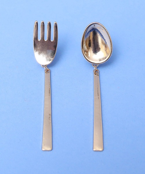 didizizi（ディディジジ）の「いただきます　ピアス/イヤリング（ピアス（両耳用）・レディース・ゴールド/シルバー系その他/ゴールド系その他/シルバー・FREE）」の4枚目の写真