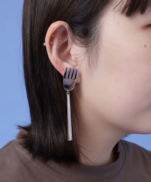 didizizi（ディディジジ）の「いただきます　ピアス/イヤリング（ピアス（両耳用）・レディース・ゴールド/シルバー系その他/ゴールド系その他/シルバー・FREE）」の12枚目の写真