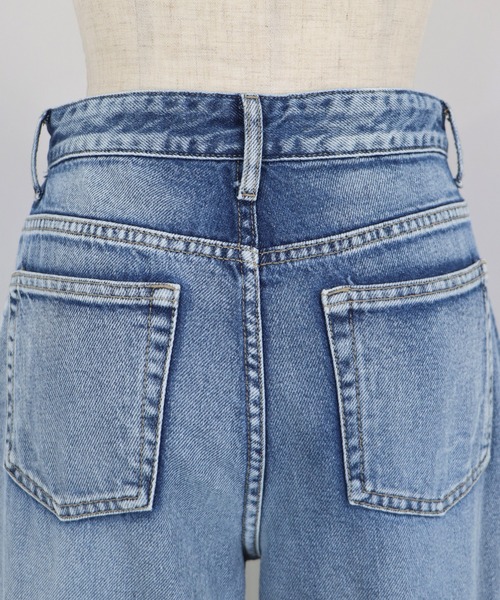 BLUEEAST（ブルーイースト）の「サイドスリットダメージデニムパンツ（デニムパンツ・レディース・ネイビー系・MEDIUM/LARGE）」の19枚目の写真
