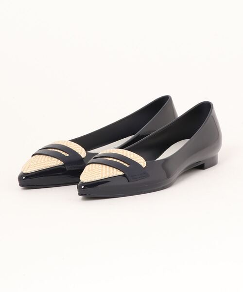 TEMPERATE(テンパレイト)の「TEMPERATE / テンパレイト レインシューズ パンプス TAMARA RAFFIA SYI(レインシューズ・レディース・ブラック/ネイビー/タン・37/38/41/40/39/36)」の14枚目の写真