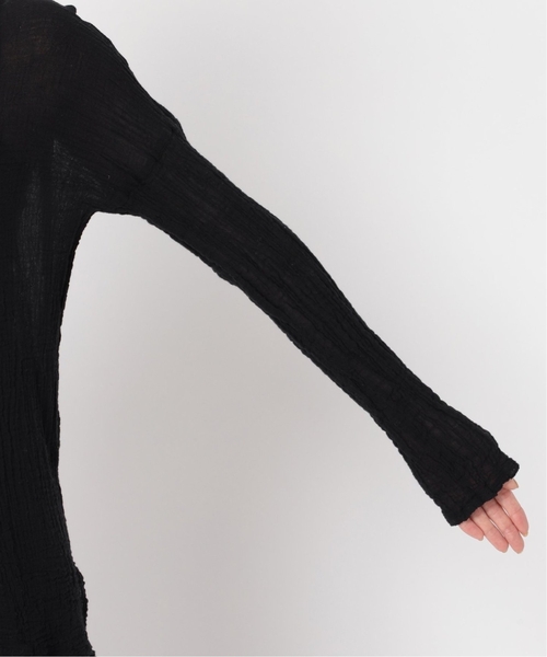 plage(プラージュ)の「《追加》【LES ATELIERS FRANCAIS DE CONFECTION】別注 HENLY NECK L/SL シャツ2(シャツ/ブラウス・レディース・ベージュ系その他/ホワイト/ブラック・FREE)」の13枚目の写真