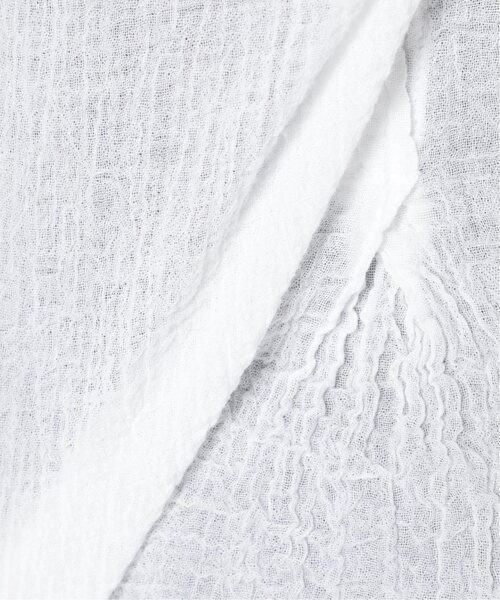 plage(プラージュ)の「《追加》【LES ATELIERS FRANCAIS DE CONFECTION】別注 HENLY NECK L/SL シャツ2(シャツ/ブラウス・レディース・ベージュ系その他/ホワイト/ブラック・FREE)」の6枚目の写真