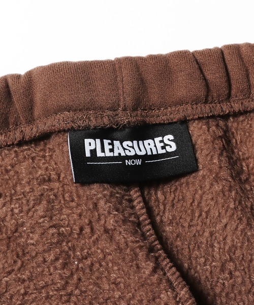 PLEASURES（プレジャー）の「PLEASURES/プレジャーズ CHOICES SWEATPANT スウェットパンツ 刺繍 ブランドロゴ ワイド リラックス（スウェットパンツ・メンズ・ブラウン・L/XL）」の10枚目の写真