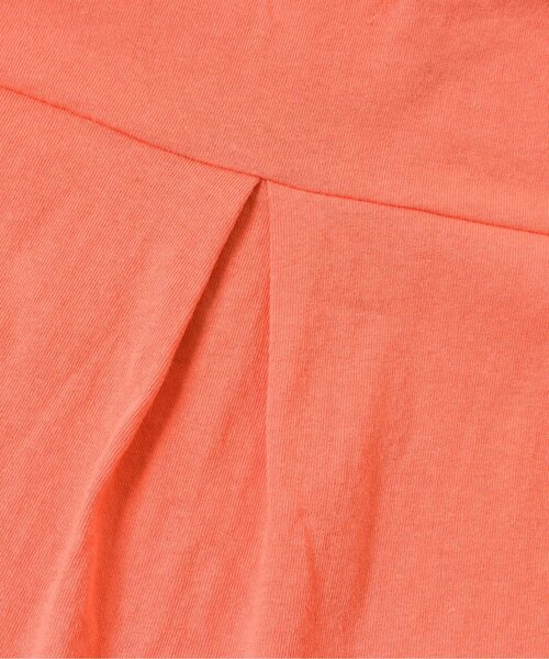 BREEZE（ブリーズ）の「ラインニットフリルTシャツ（Tシャツ/カットソー・キッズ・チャコール/オフホワイト/オレンジ・120/110/80/90/130/100/140）」の16枚目の写真