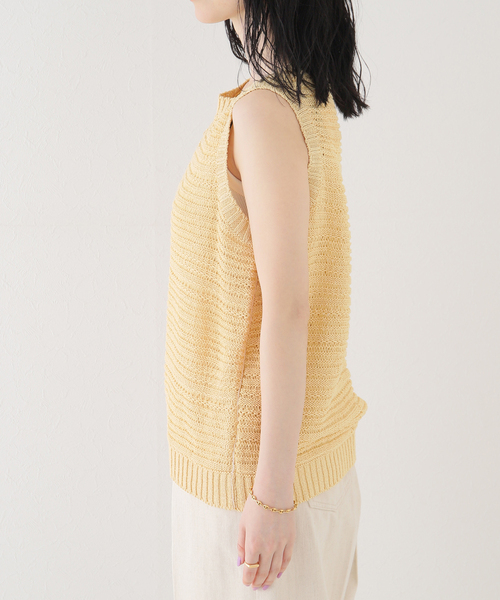 Plage Washable Washi Mixニット Plage Washable Washi Mix ニット ネイビー☆新品 プラージュ