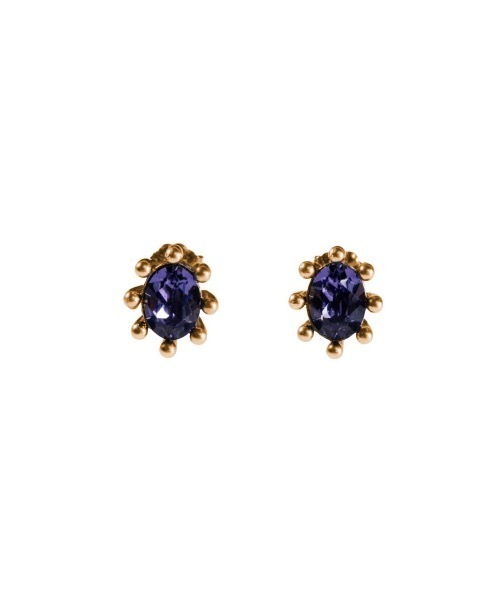 whim(ウィム)の「Stone Pierce-ストーンピアス-(ピアス(両耳用)・レディース・シルバー/ゴールド・FREE)」の2枚目の写真