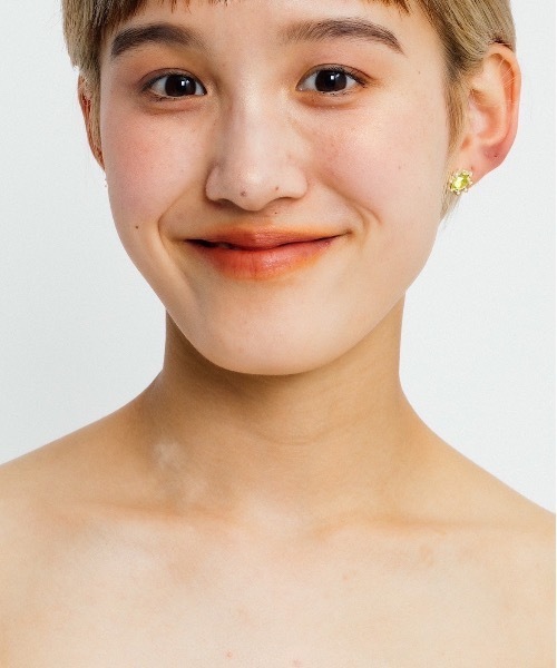 whim(ウィム)の「Stone Pierce-ストーンピアス-(ピアス(両耳用)・レディース・シルバー/ゴールド・FREE)」の3枚目の写真