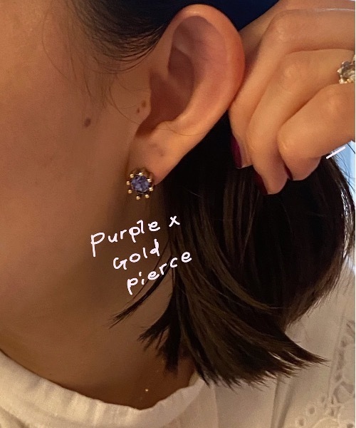 whim(ウィム)の「Stone Pierce-ストーンピアス-(ピアス(両耳用)・レディース・シルバー/ゴールド・FREE)」の14枚目の写真