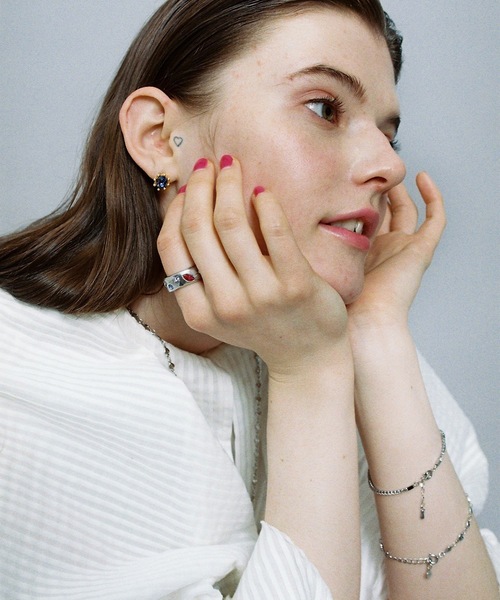 whim(ウィム)の「Stone Pierce-ストーンピアス-(ピアス(両耳用)・レディース・シルバー/ゴールド・FREE)」の10枚目の写真