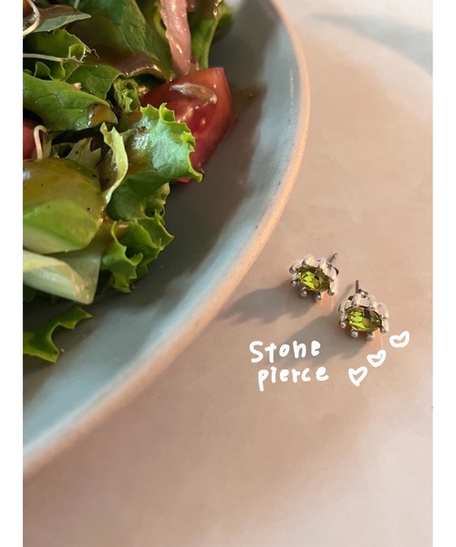 whim(ウィム)の「Stone Pierce-ストーンピアス-(ピアス(両耳用)・レディース・シルバー/ゴールド・FREE)」の17枚目の写真