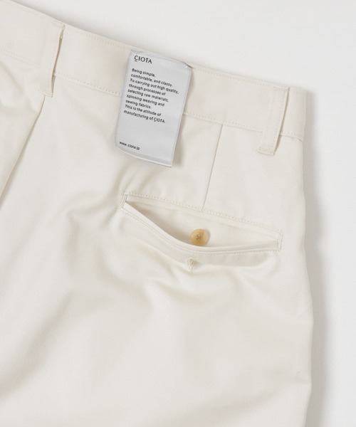 CIOTA（シオタ）の「CIOTA　チノパンツ（チノパンツ・メンズ・ネイビー/オフホワイト/ベージュ・5/4/6）」の15枚目の写真