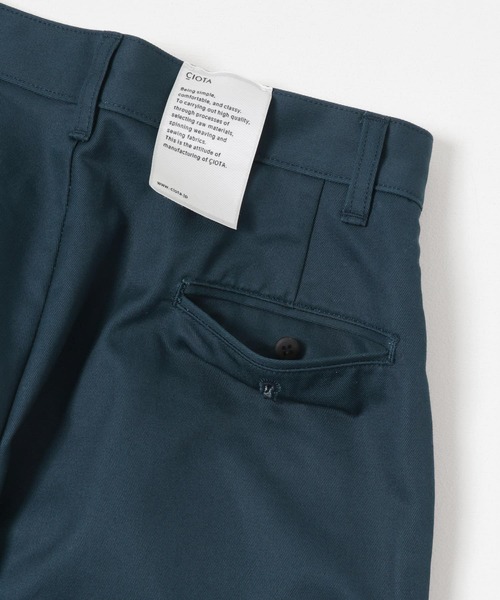 CIOTA（シオタ）の「CIOTA　チノパンツ（チノパンツ・メンズ・ネイビー/オフホワイト/ベージュ・5/4/6）」の14枚目の写真