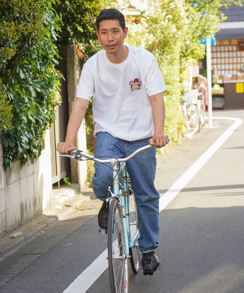 journal standard Furniture （ジャーナルスタンダードファニチャー）の「【SUPER MARKET/ スーパーマーケット】 DILLOS TEE（Tシャツ/カットソー・レディース・ホワイト/レッド/グリーン/ゴールド・MEDIUM/LARGE）」の8枚目の写真