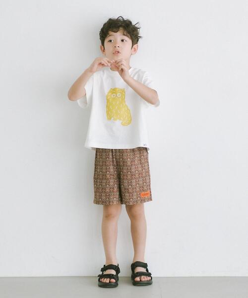 UNIVERSAL OVERALL(ユニバーサルオーバーオール)の「【別注】<UNIVERSAL OVERALL>TJ EX UO 総柄 ショートパンツ 100cm-130cm(その他パンツ・キッズ・ブラウン/ネイビー・XS(100-110cm)/S(120-130cm))」の18枚目の写真