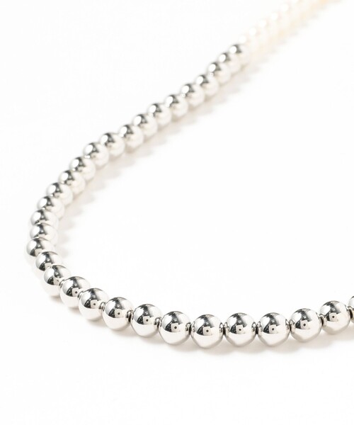 Ray BEAMS（レイビームス）の「Ray BEAMS / パール ボール 2WAY ネックレス（ネックレス・レディース・シルバー・ONE SIZE）」の7枚目の写真