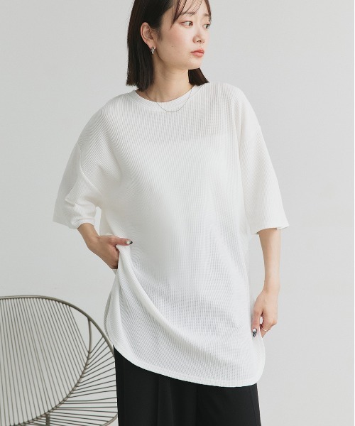 tシャツ Today‘s waffle toppings「カットソー」 レディース GOLDJAPAN 大きいサイズ レディース トップス Tシャツ ロゴ 5分
