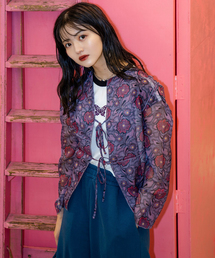 ANNA SUI NYC | 【ANNA SUI NYC/ アナスイエヌワイシー】メロー切替シフォントップス(シャツ/ブラウス)