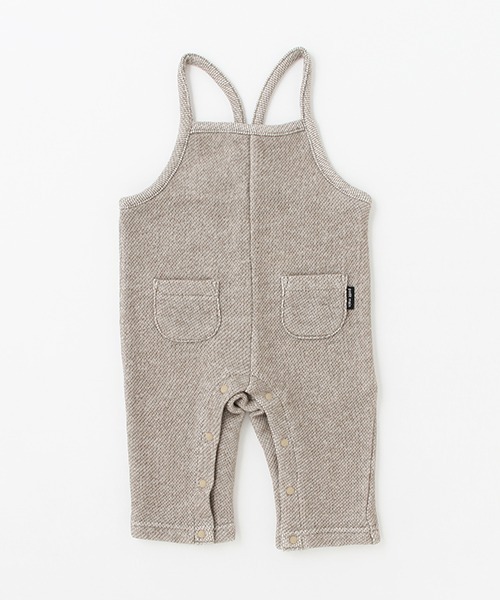 petit main（プティマイン）の「サロペット（その他パンツ・キッズ・モカ/キナリ/ブラック・70cm/80ｃｍ）」の3枚目の写真