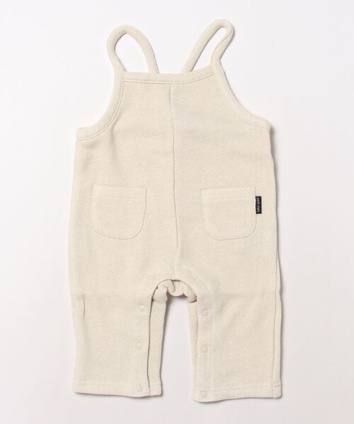 petit main（プティマイン）の「サロペット（その他パンツ・キッズ・モカ/キナリ/ブラック・70cm/80ｃｍ）」の4枚目の写真