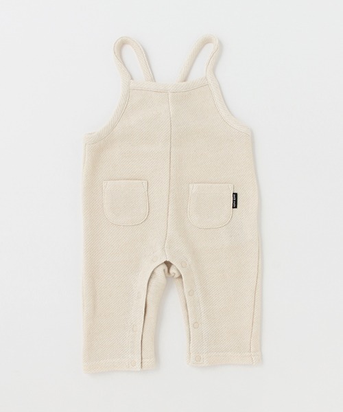 petit main（プティマイン）の「サロペット（その他パンツ・キッズ・モカ/キナリ/ブラック・70cm/80ｃｍ）」の7枚目の写真