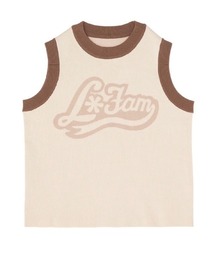 La Fam（ラファム）の「【La Fam】Beige Spencer / 【ラファム】ロゴタンクトップ（タンクトップ）」