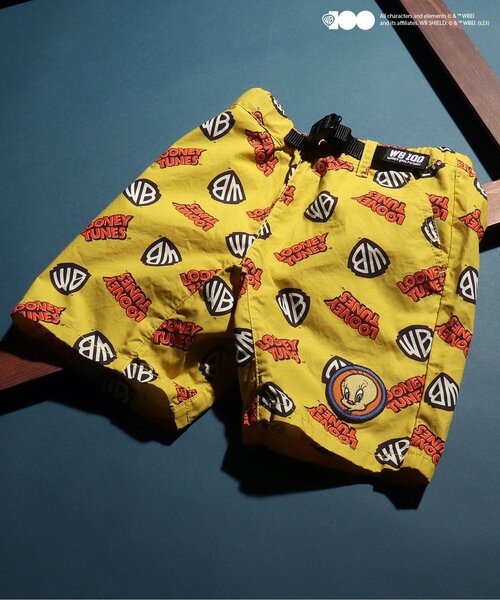 F.O.KIDS（エフオーキッズ）の「【WEB限定】WB100 SPECIAL ART SHORTS（その他パンツ・キッズ・チャコール/エメラルド/マスタード・110/140/80/120/90/130/100）」の3枚目の写真