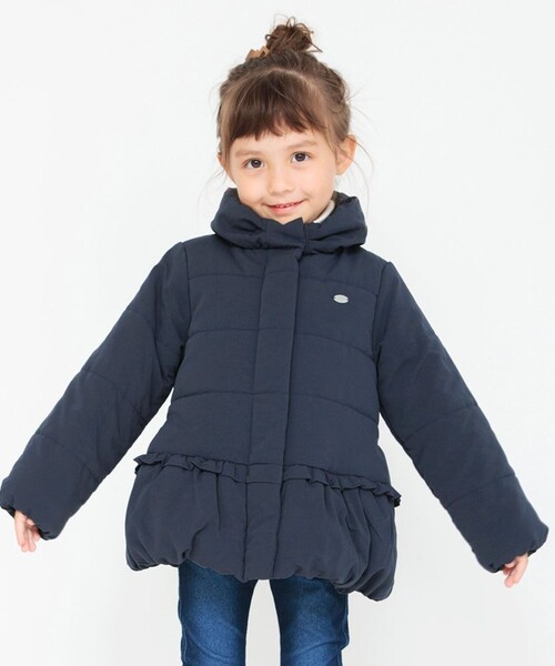 BRANSHES（ブランシェス）の「【あったか/撥水】ポリエステルタフタピーチ起毛ブルゾン（ブルゾン・キッズ・サックスブルー/ピンク/ネイビー・110/120/140/150/90/100/130）」の16枚目の写真