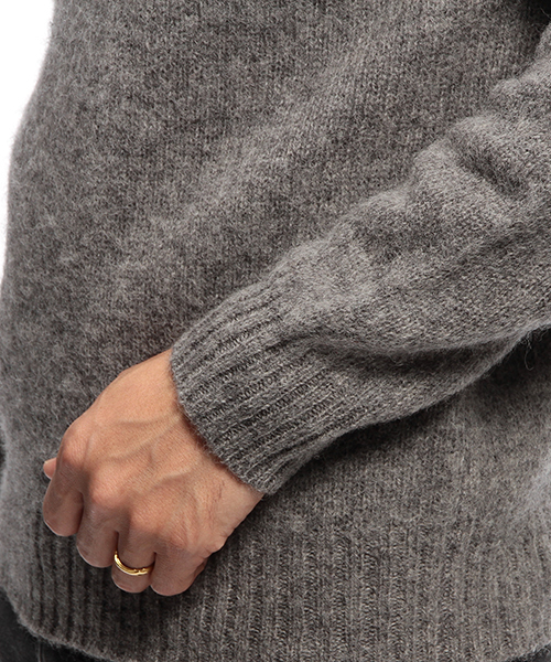 B:MING by BEAMS（ビーミングバイビームス）の「【OCEANS12月号掲載】ビーミング by ビームス / 星条旗クルーニット（ニット/セーター・メンズ・グレー/ネイビー・SMALL/MEDIUM/LARGE/X-LARGE）」の7枚目の写真