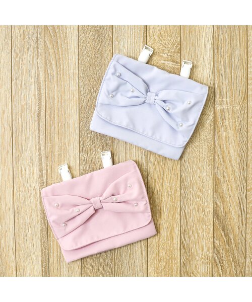 apres les cours(アプレレクール)の「2WAYリボン移動ポケット(ショルダーバッグ・キッズ・ラベンダー/ピンク・FREE)」の10枚目の写真