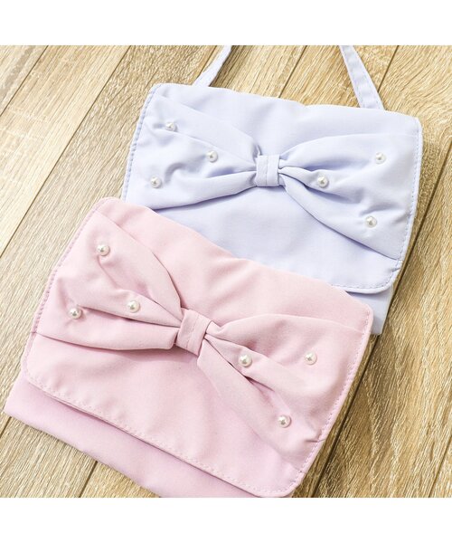 apres les cours(アプレレクール)の「2WAYリボン移動ポケット(ショルダーバッグ・キッズ・ラベンダー/ピンク・FREE)」の12枚目の写真