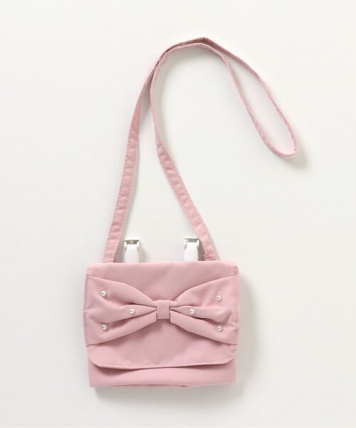 apres les cours(アプレレクール)の「2WAYリボン移動ポケット(ショルダーバッグ・キッズ・ラベンダー/ピンク・FREE)」の11枚目の写真