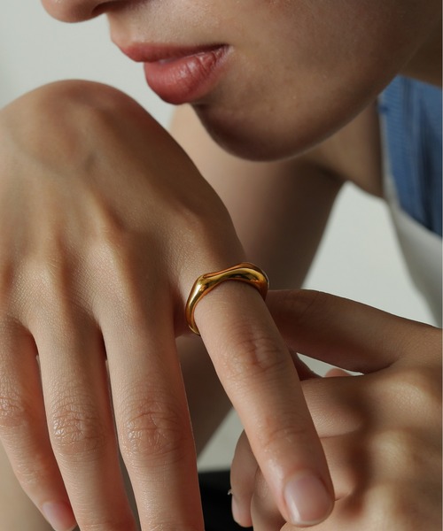 【あき】 サージカルステンレスリング 高見え 金属アレルギー対応 刻印 ABBEY MARKET 指輪 リング 金属アレルギー対応 ステンレスリング