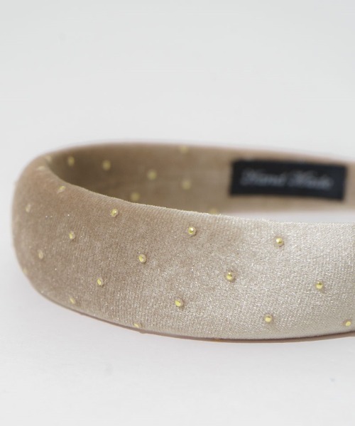 flower(フラワー)の「タイニードットカチューシャ(カチューシャ・レディース・アイボリー/ブラック・FREE)」の7枚目の写真