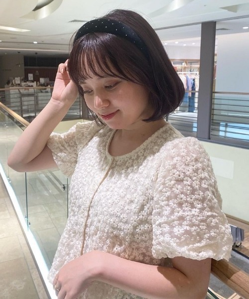 flower(フラワー)の「タイニードットカチューシャ(カチューシャ・レディース・アイボリー/ブラック・FREE)」の18枚目の写真