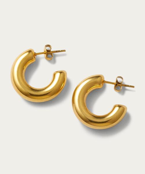 BEAUTY&YOUTH UNITED ARROWS(ビューティーアンドユースユナイテッドアローズ)の「メタルパイプ ピアス(ピアス(両耳用)・レディース・シルバー/ゴールド・FREE)」の2枚目の写真